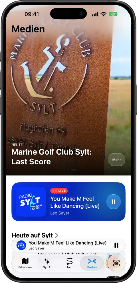 Medien mit Radio Sylt live